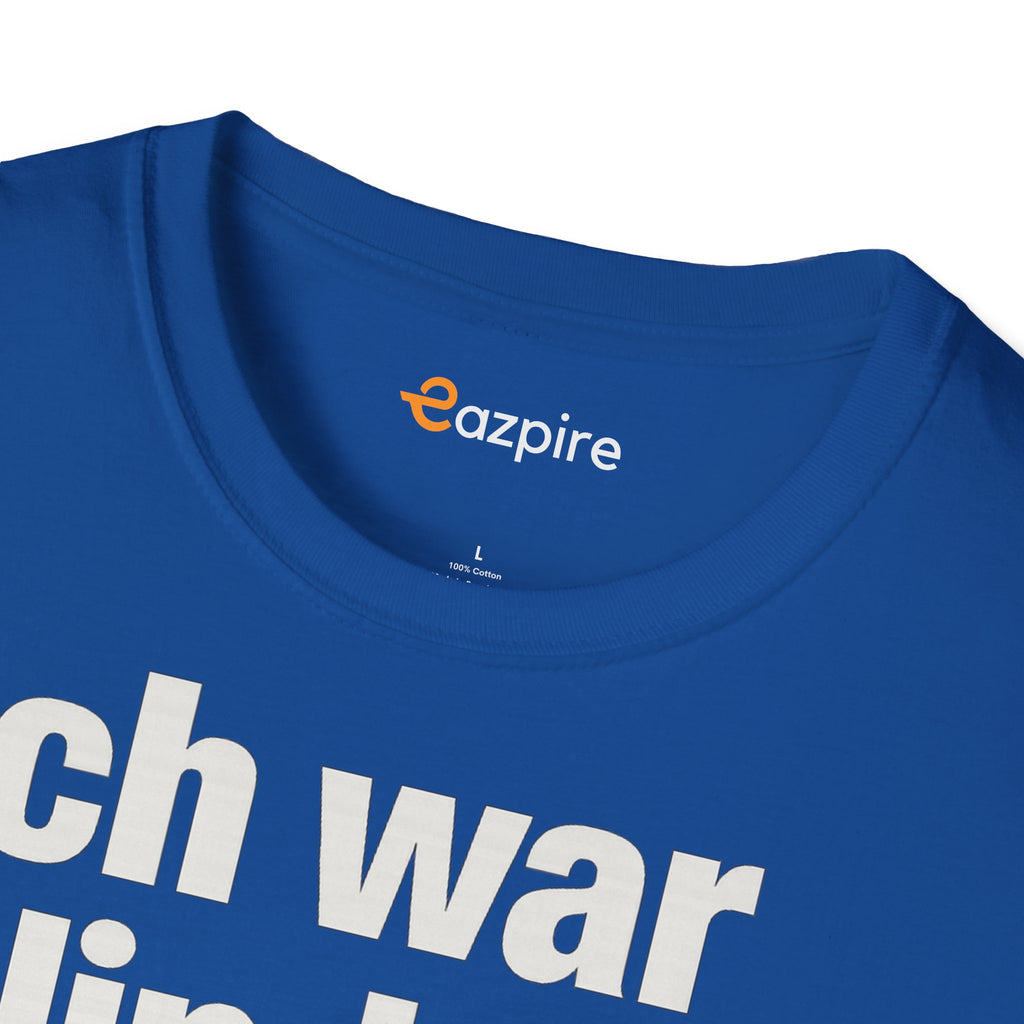 Unisex Softstyle Shirt - Ich war blind – bis ich durch ihre Augen sah. – Vegan Statement