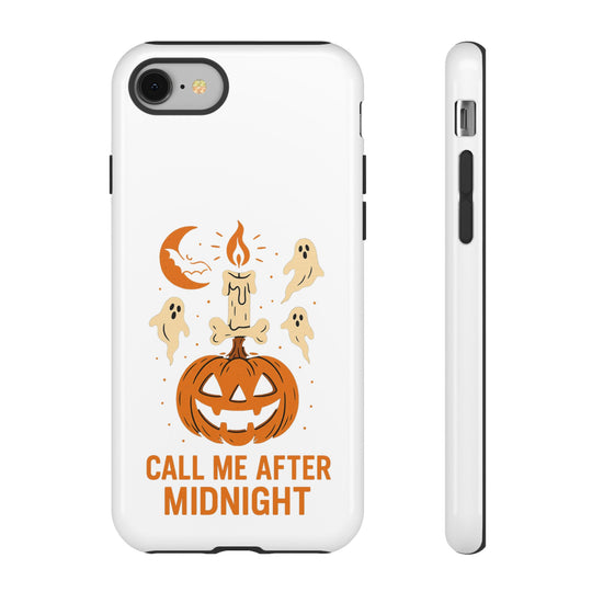 Halloween Phone Case, Spooky Pumpkin and Ghost Design, Perfect for Fall Decor, Trick or Treat, Ghost Lovers Gift, Costume Party