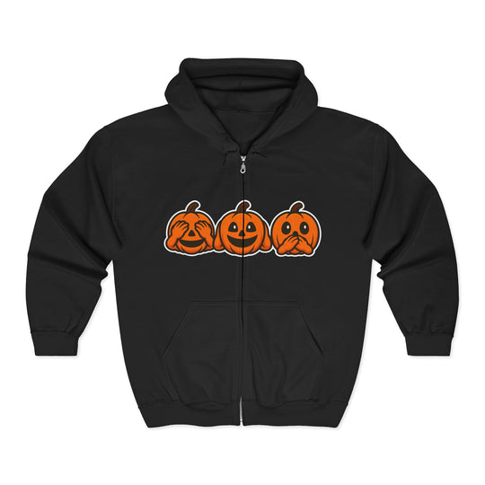 Halloween Pumpkin Hooded Sweatshirt, Fall Fashion, Cozy Hoodie for Autumn, Unisex Sweatshirt for Halloween Parties, Spooky Season Apparel