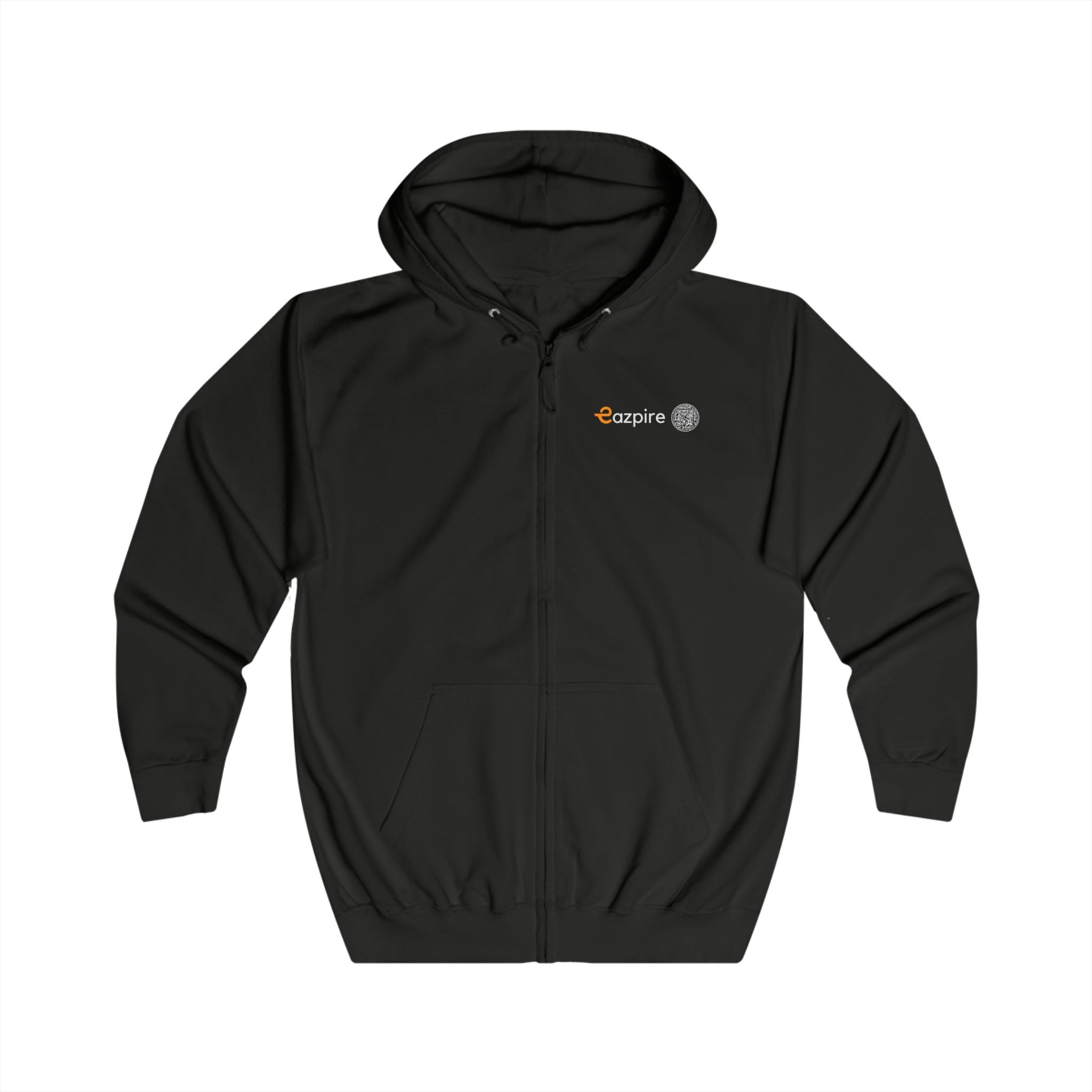 Full Zip-Up Hoodie - Ich war blind - bis ich durch ihre Augen sah. - Vegan Statement