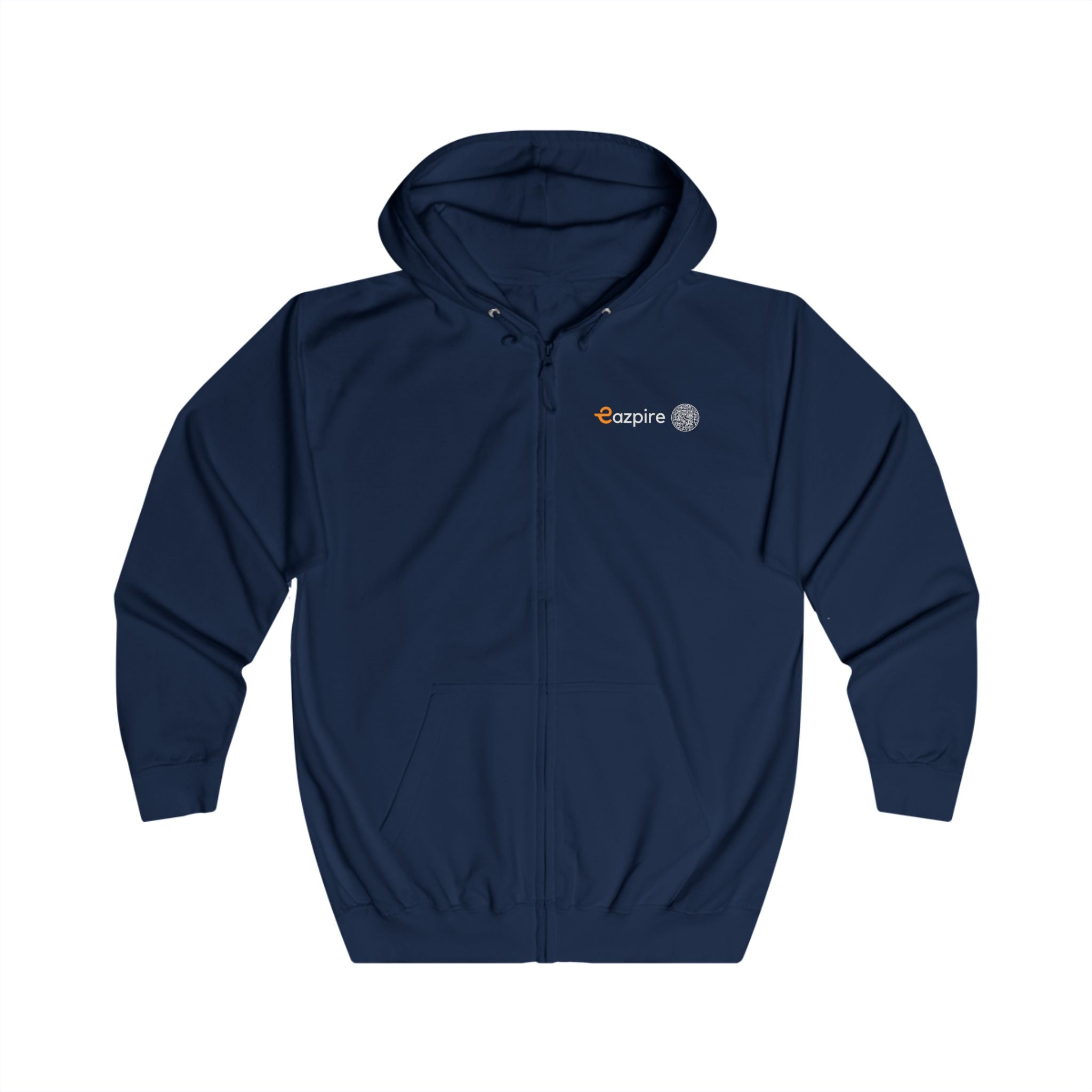 Full Zip-Up Hoodie - Ich war blind - bis ich durch ihre Augen sah. - Vegan Statement