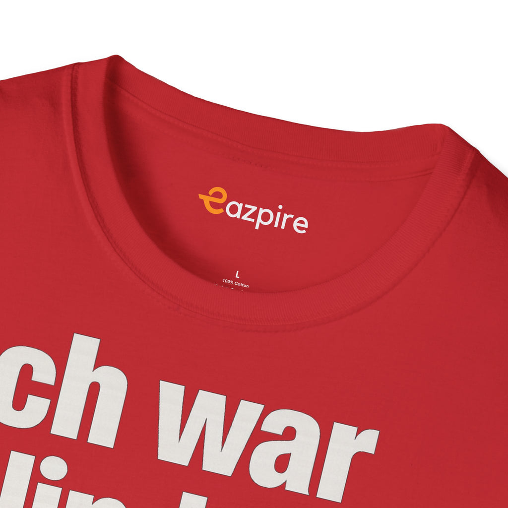 Unisex Softstyle Shirt - Ich war blind – bis ich durch ihre Augen sah. – Vegan Statement