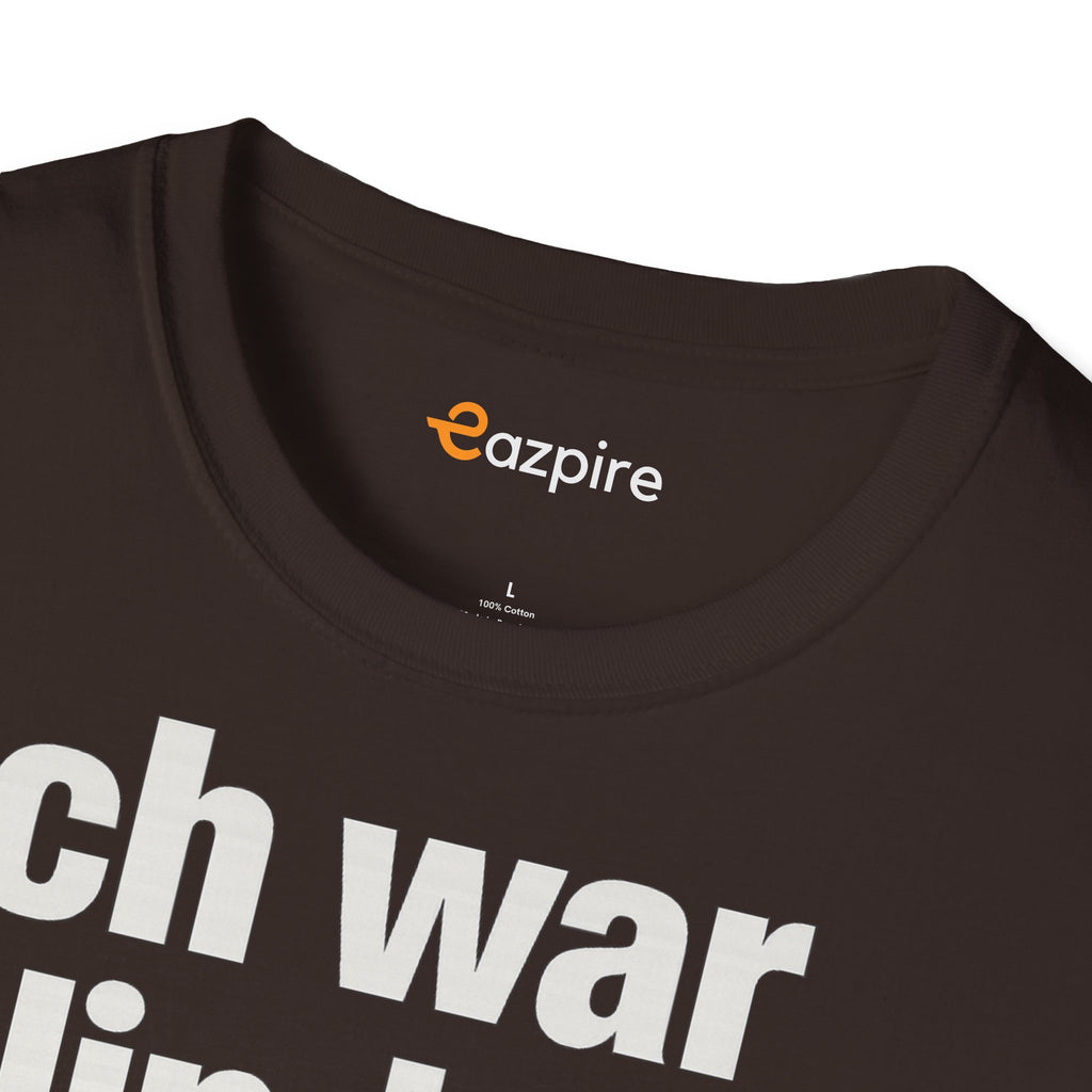 Unisex Softstyle Shirt - Ich war blind – bis ich durch ihre Augen sah. – Vegan Statement