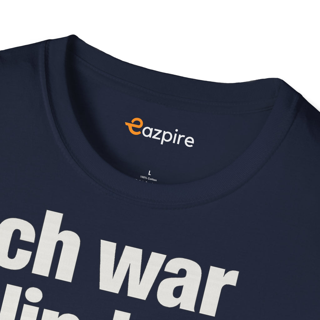 Unisex Softstyle Shirt - Ich war blind – bis ich durch ihre Augen sah. – Vegan Statement