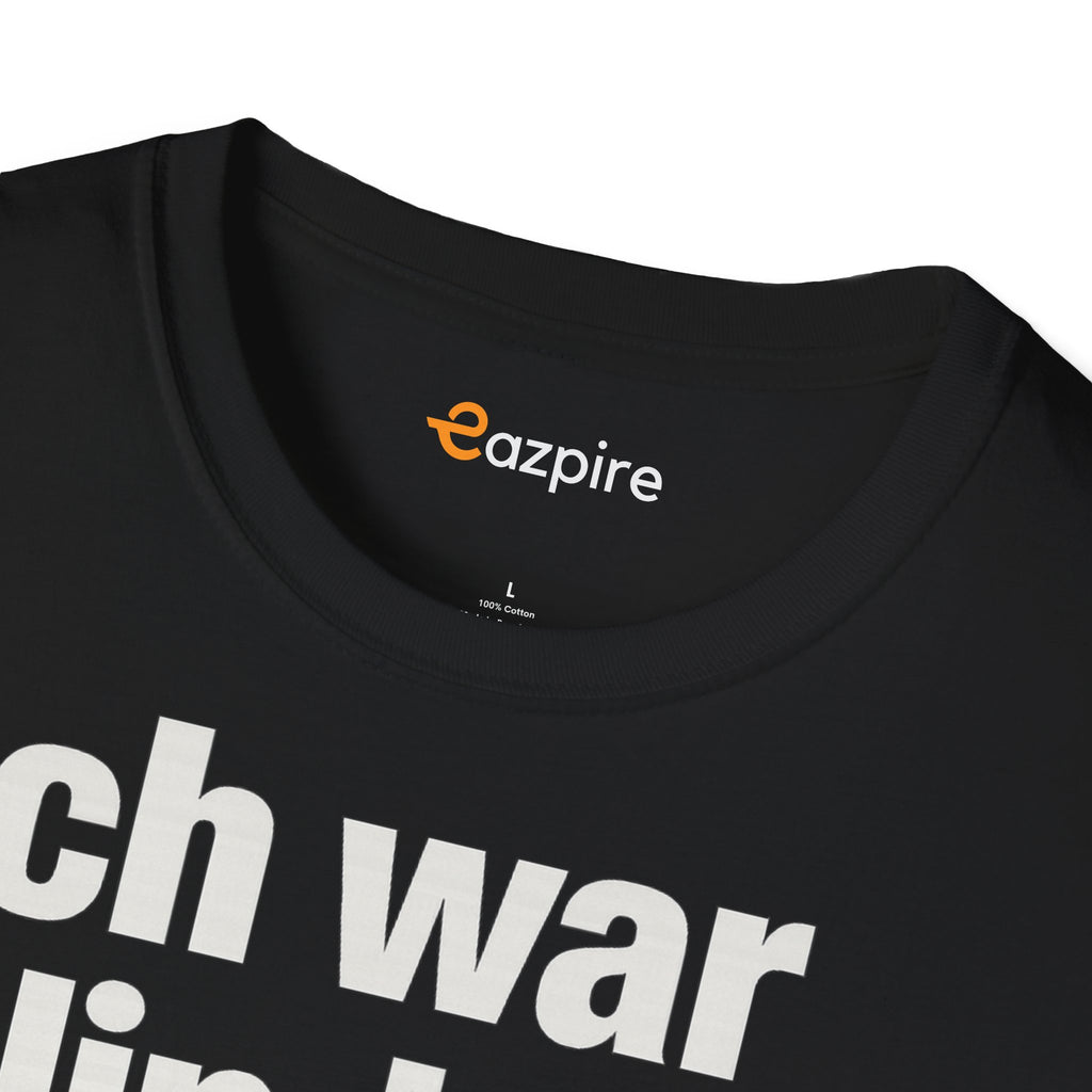 Unisex Softstyle Shirt - Ich war blind – bis ich durch ihre Augen sah. – Vegan Statement